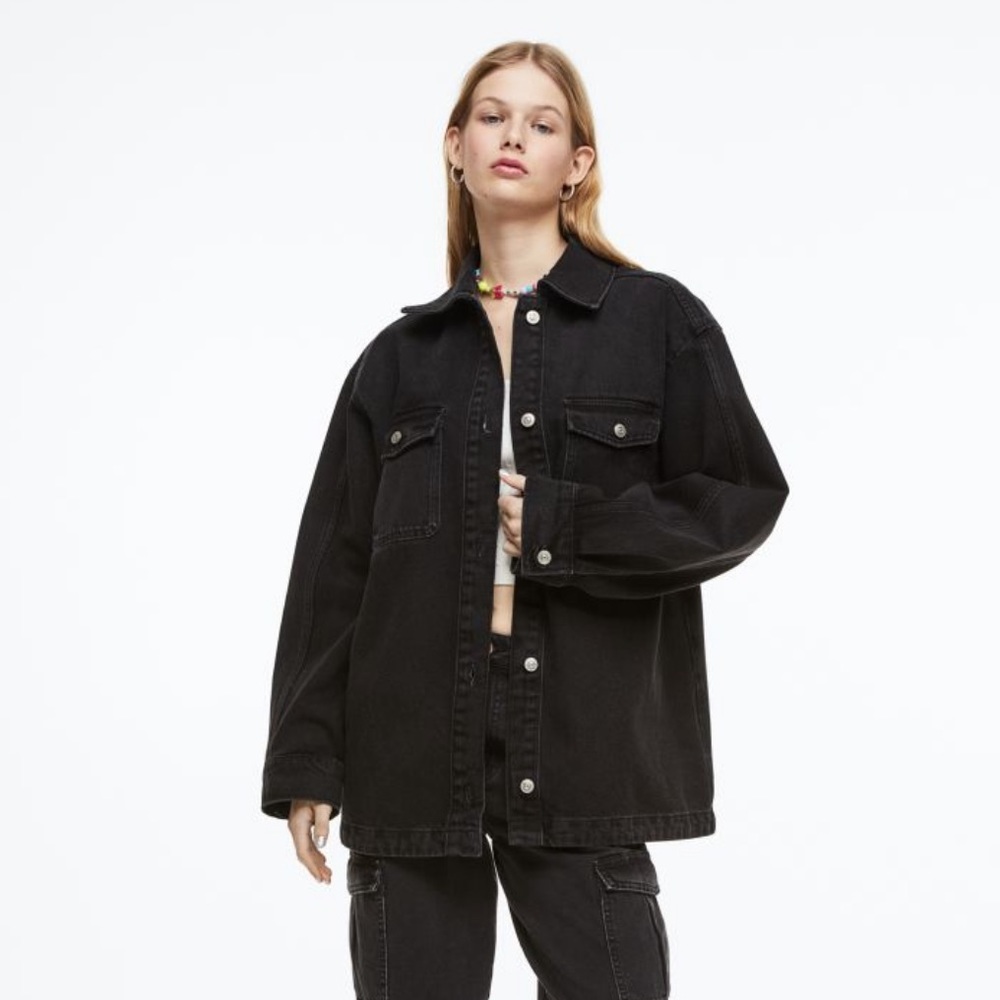 H&M Denim Shacket